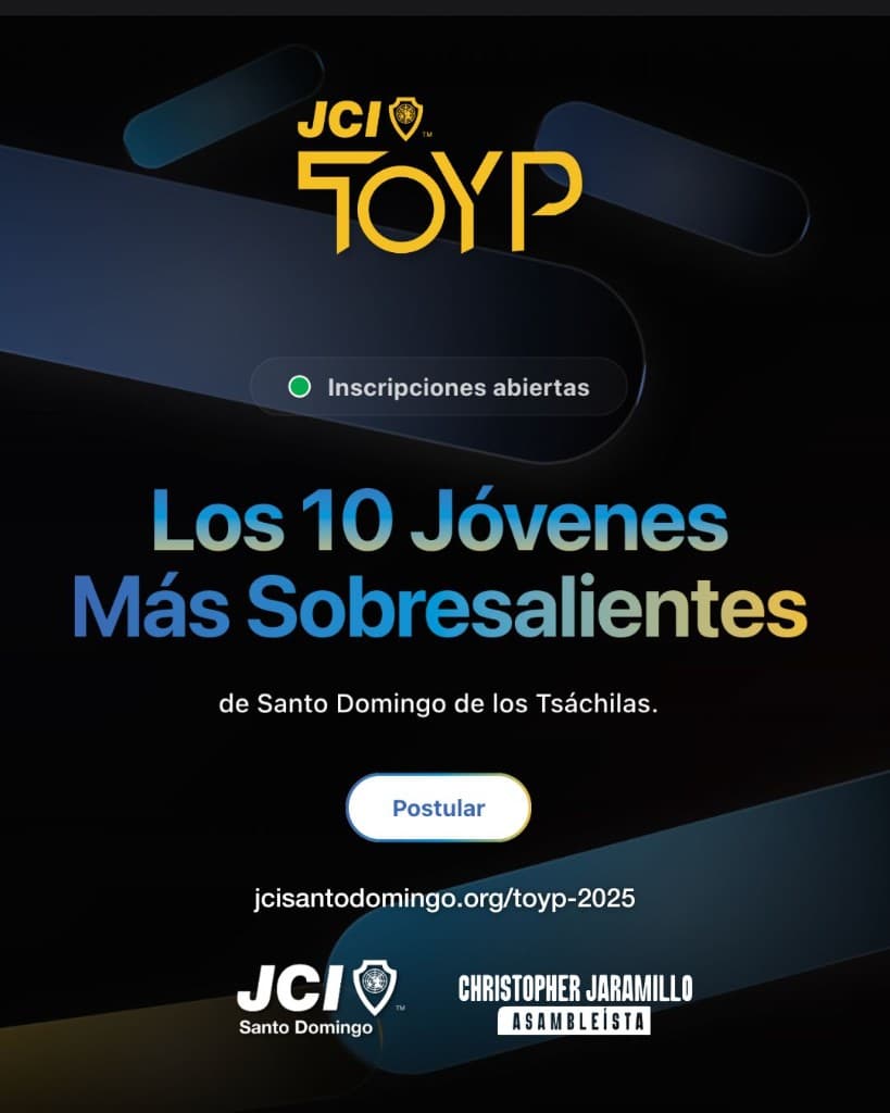 JCI TOYP — Los 10 Jóvenes Más Sobresalientes (Santo Domingo de los Tsáchilas)